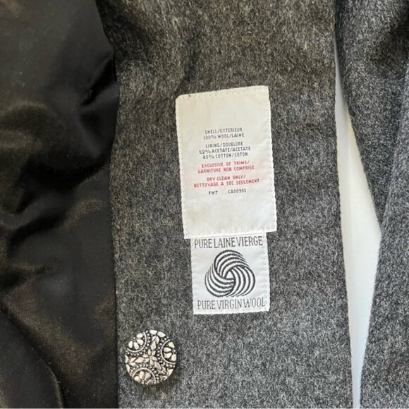 VINTAGE LONDON FOG 100% WOOL SHORT COAT - Picture 4 of 8